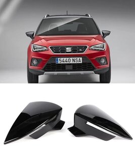 Passend Voor Seat Arona KJ7 Spiegel Spiegelkap Spiegelkappen Hoogglans Zwart Cupra FR Look