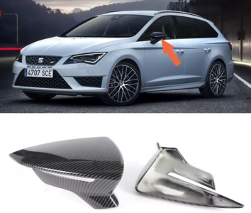 Passend Voor Seat Leon 5F Spiegel Spiegelkap Spiegelkappen Carbon Look Cupra FR Look