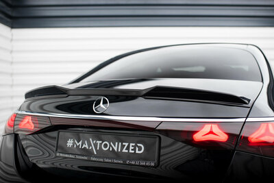 Maxton Design Mercedes E Klasse W214 AMG Line 3D Achterklep Spoiler Extention Versie 1