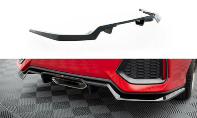 Maxton Design Honda Civic SI MK10 Rear Centre Diffuser Vertical Bar Versie 1Maxton Design Honda Civic SI MK10 Rear Centre Diffu