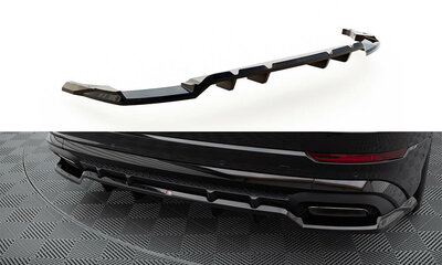 Maxton Design Audi Q8 S Line / SQ8 Facelift Rear Centre Diffuser Vertical Bar Versie 1