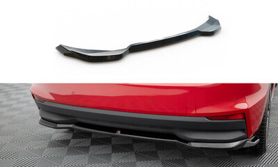 Maxton Design Skoda Fabia MK4 Rear Splitter Central Rear Valance Spoiler 