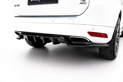 Maxton Design Volvo XC60 Facelift MK1 Rear Centre Diffuser Vertical Bar Versie 1