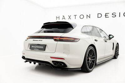 Maxton Design Porsche Panamera GTS Sport Turismo 971 Facelift Rear Centre Diffuser Vertical Bar Versie 1