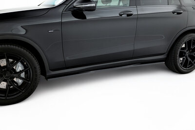 Maxton Design Mercedes GLC 43 AMG / AMG Line SUV Facelift X253 Side Skirts Diffusers Versie 1