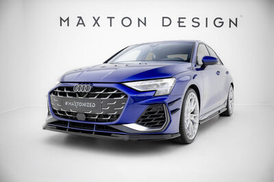 Maxton Design Audi A3 8Y S Line / S3 8Y Facelift Splitter Voorspoiler Spoiler Versie 1