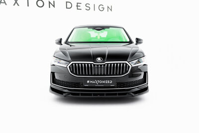 Maxton Design Skoda Superb Mk4 Splitter Voorspoiler Spoiler Versie 2