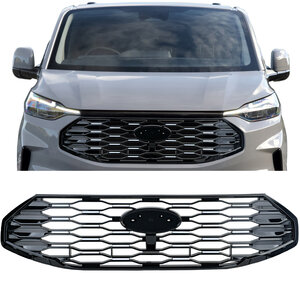 Sport Grill Glans Zwart Chrome Geschikt Voor Ford Transit Tourneo Custom Vanaf 2023