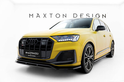 Maxton Design Audi SQ7 / Q7 S Line Facelift Voorspoiler Spoiler Splitter Versie 1