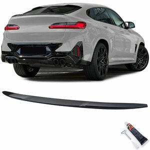 Achterklep Spoiler Kofferbak Passend Voor BMW X4 G02 Glans Zwart
