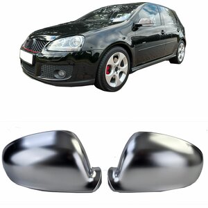 Spiegel Buitenspiegel Spiegelkappen Geschikt Voor Volkswagen Golf 5  Mat Chrome Rvs