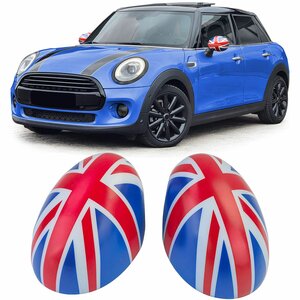 Spiegel Spiegelkappen Voor Mini F54 F55 F56 F57 Blauw Wit Rood British Flag