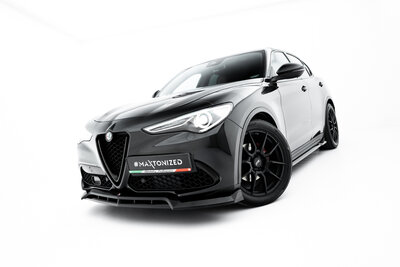 Maxton Design Alfa Romeo Stelvio Voorspoiler Spoiler Splitter Versie 3