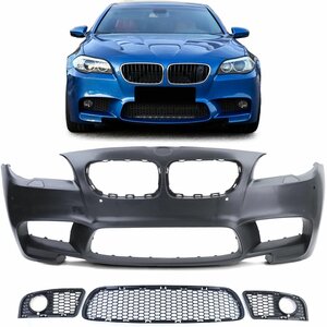 Voorbumper+ Grill M Pakket Look Voor Bmw 5 Serie F10 Met PDC