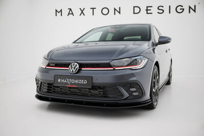 Maxton Design Volkswagen Polo GTI MK6 Facelift Splitter Spoiler Pro Street Versie 1