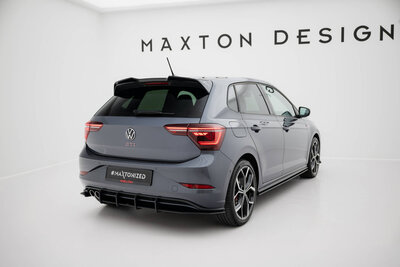 Maxton Design  Volkswagen Polo GTI MK6 Facelift  Rear Diffuser Pro Street Versie 1