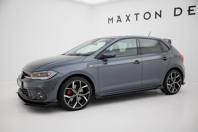 Maxton Design Volkswagen Polo GTI MK6 Facelift Side Skirts Diffusers Pro Street + Flaps