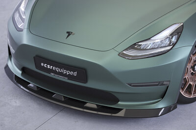 CSR Automotive Splitter Voorspoiler Spoiler Geschikt Voor Tesla Model 3 CSL484