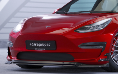 CSR Automotive Splitter Voorspoiler Spoiler Geschikt Voor Tesla Model 3 CSL701