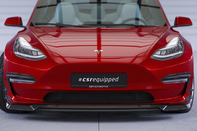 CSR Automotive Splitter Voorspoiler Spoiler Geschikt Voor Tesla Model 3 CSL702