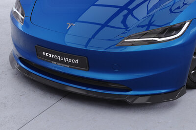 CSR Automotive Splitter Voorspoiler Spoiler Geschikt Voor Tesla Model 3 Facelift CSL869