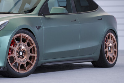 CSR Automotive Side Skirts Diffusers Geschikt Voor Tesla Model 3 SS494
