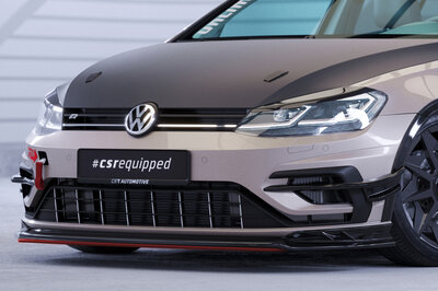 CSR Automotive Splitter Voorspoiler Spoiler Geschikt Voor Volkswagen Golf 7 R Facelift CSL682