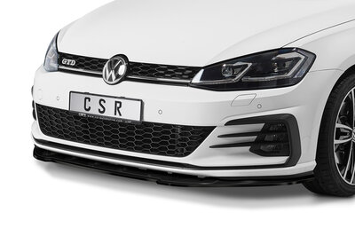 CSR Automotive Splitter Voorspoiler Spoiler Geschikt Voor VW Golf 7 GTI / GTD Facelift CSL345