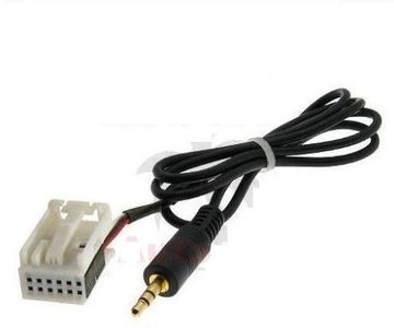 Aux kabel Geschikt Voor Volkswagen Rns 510, Rns 310, Rns 315, Rcd 510, Rcd 310, Rcd 210, Rcd 300 