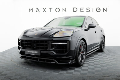 Maxton Design Porsche Cayenne Coupe MK3 Facelift Voorspoiler Spoiler Splitter Versie 1