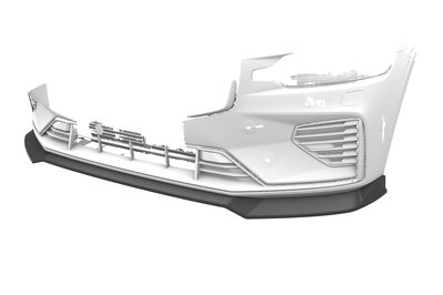 CSR Automotive Splitter Voorspoiler Spoiler Geschikt Voor  Volvo S60 (3. Gen) CSL939