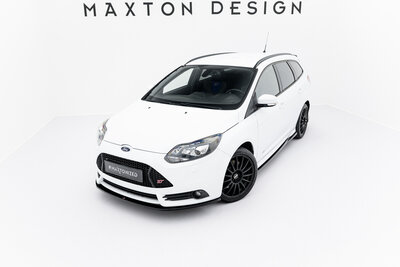 Maxton Design Ford Focus ST Mk3 Voorspoiler Spoiler Splitter Versie 2