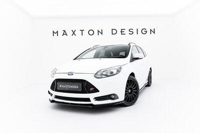 Maxton Design Ford Focus ST Mk3 Voorspoiler Spoiler Splitter Versie 1