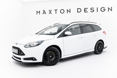 Maxton Design Ford Focus ST Mk3 Side Skirts Diffuser Versie 1