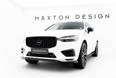 Maxton Design Volvo XC60 MK2 R Design  Voorspoiler Spoiler Splitter Versie 1