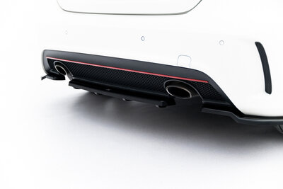 Maxton Design Mercedes A Klasse Coupe W176 AMG Line Diffuser Valance Spoiler Rear Centre