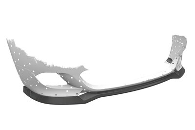 CSR Automotive Splitter Voorspoiler Spoiler Geschikt BMW 5 Serie E60/E61 M Pakket CSR-CSL603