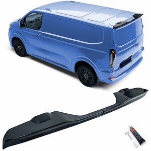 Spoiler Voor Ford Transit Tourneo Custom Met Dubbele Deuren Glans Zwart