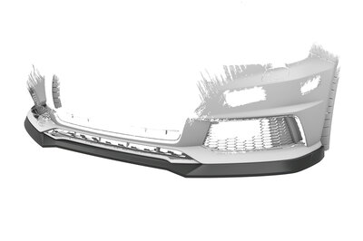 CSR Automotive Splitter Voorspoiler Spoiler Geschikt Voor Audi S1 8X CSL819