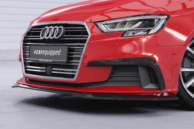 CSR Automotive Splitter Voorspoiler Spoiler Geschikt Voor Audi A3 8V Cabrio Limo CSL857