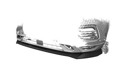 CSR Automotive Splitter Voorspoiler Spoiler Geschikt Voor Seat Ateca (Typ 5FP, KH7) FR CSL808