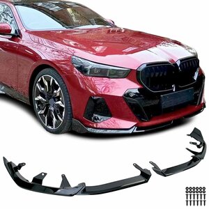 Splitter Spoiler Voor Bmw 5 Serie G60 G61 M Pack Voorspoiler Hoogglans Zwart 