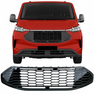 Sport Grill Voor Ford Transit Tourneo Custom Glans Zwart Zonder Embleem Vanaf 2023