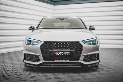 Maxton Design Audi A4 B9 S Line Versie 3 Voorspoiler spoiler Splitter Lip
