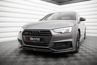 Maxton Design Audi A4 B9 S Line Versie 4 Voorspoiler spoiler Splitter Lip