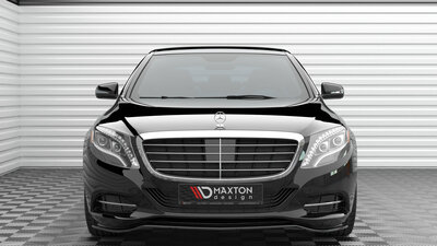 Maxton Design Mercedes S Klasse W222 Standaard Voorspoiler Spoiler Splitter Versie 1