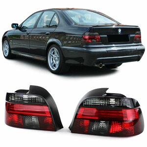 Achterlichten Rood / Zwart Voor BMW 5 Serie E39 Limousine 1995–2000