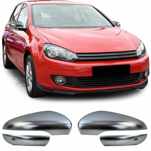 Spiegelkappen Set Zilver Matt Geschikt Voor VW Golf 6 (2008–2012) 4-delig
