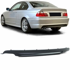 Achterbumper Diffuser Voor BMW 3 Serie E46 M Pakket (1998–2007) Zwart