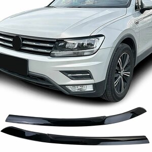 Booskijkers Koplamp Spoiler Geschikt Voor Volkswagen Tiguan AD1 Vanaf 2016 t/m 2020